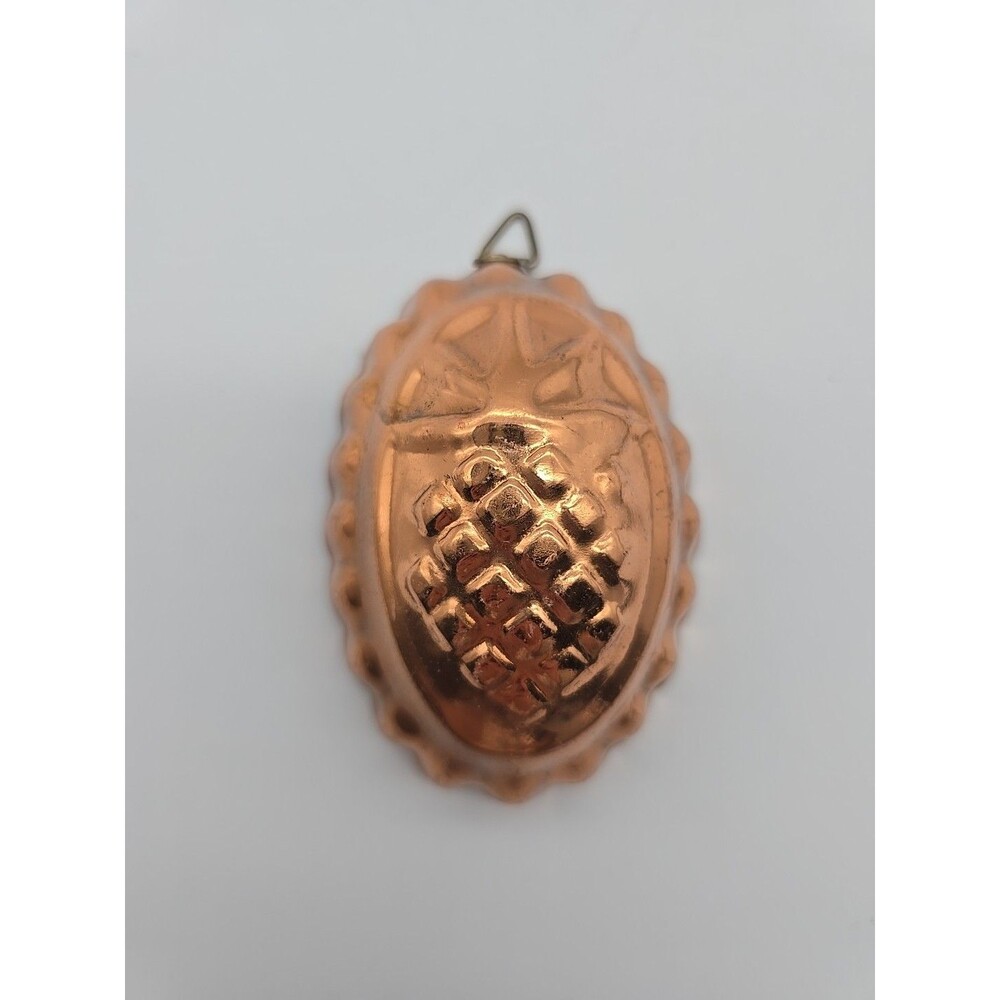 Vintage Kitchen Copper Pineapple Mold Wall Hanging Cake Jell-O  Small
